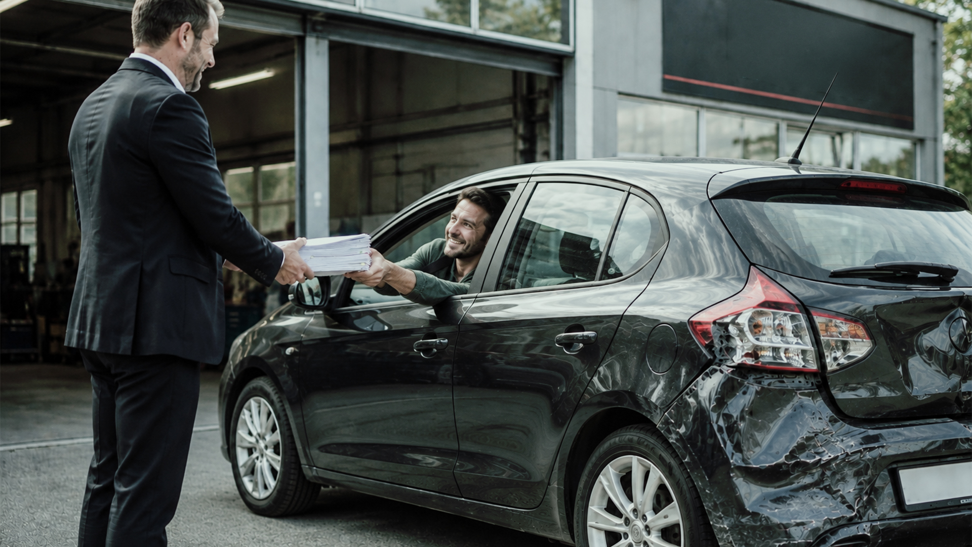 Rechtsbeistand bei einem beschädigten Auto