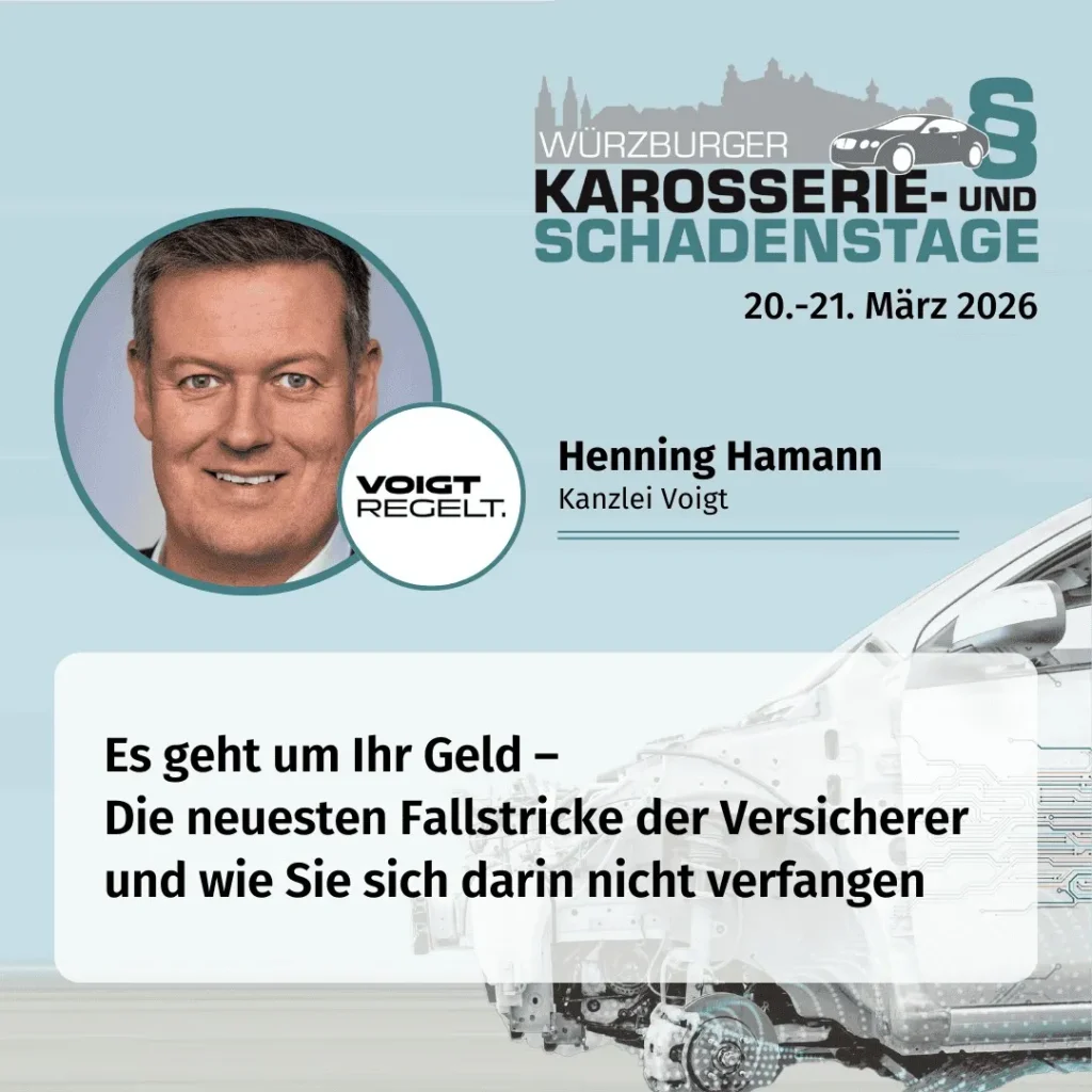 Karosserie- und Schadenstage 2026 Ankündigung